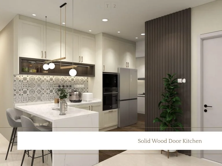 Solid Wood Door Kitchen